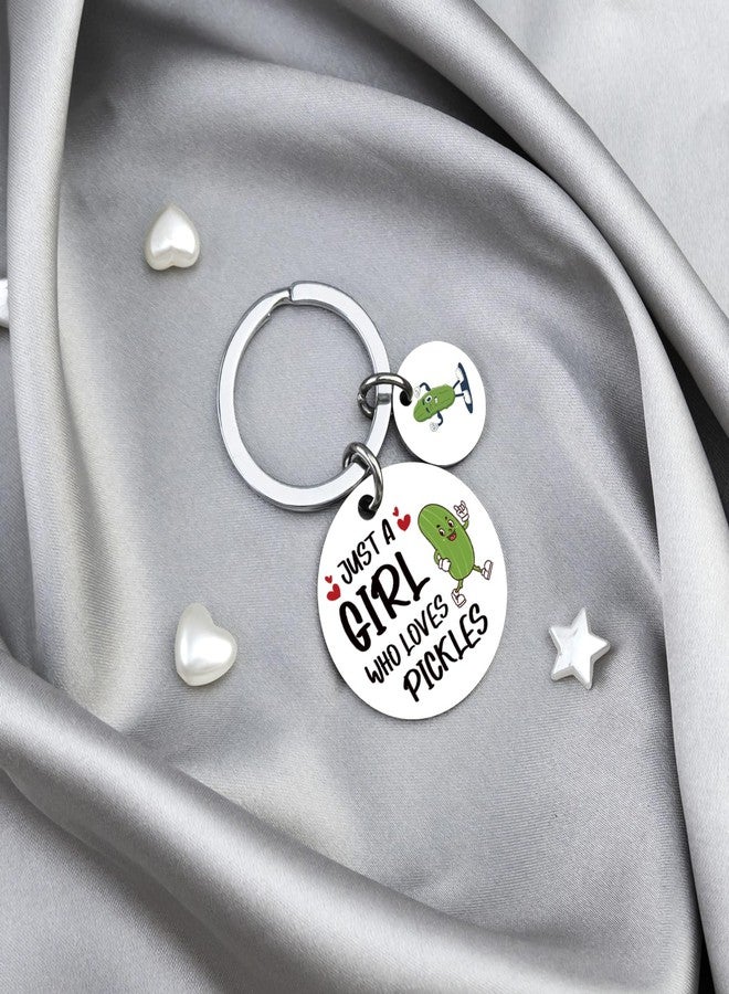 MOEXUKO Pickle Gifts for Women Cute Pickle Keychain Christmas Stocking Stuffers for Teen Girls Pickles Themed Gifts for Pickles Lovers Friends Birthday Thanksgiving Gift Ideas Stocking Stuffers for Her - Image 3